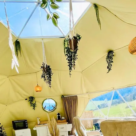 Glamping Hohe Wand - Zelt Mit Sternenfenster Und Whirlpool Luxuszelt